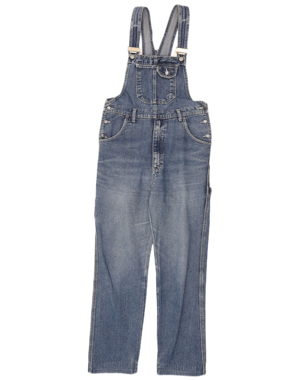 vintage Femme Dungarees Jeans W31 L29 Coton Bleu