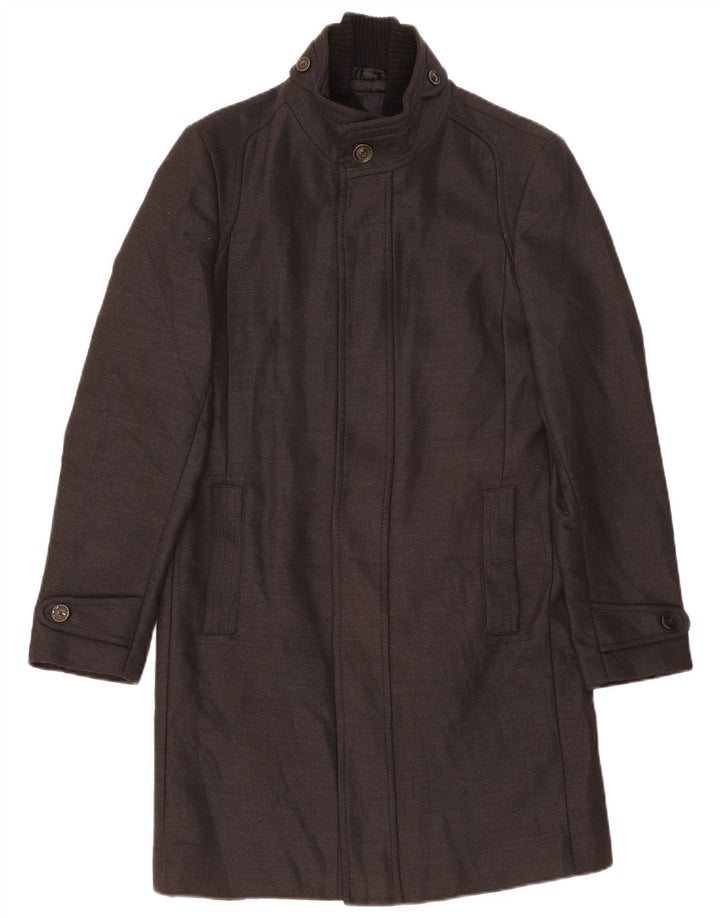 Zara Trench Homme UK 38 Moyen Noir