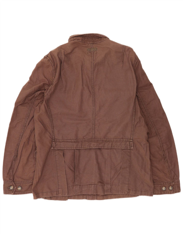 Marlboro Classics Veste utilitaire réversible pour femme EU 50 3XL Coton marron