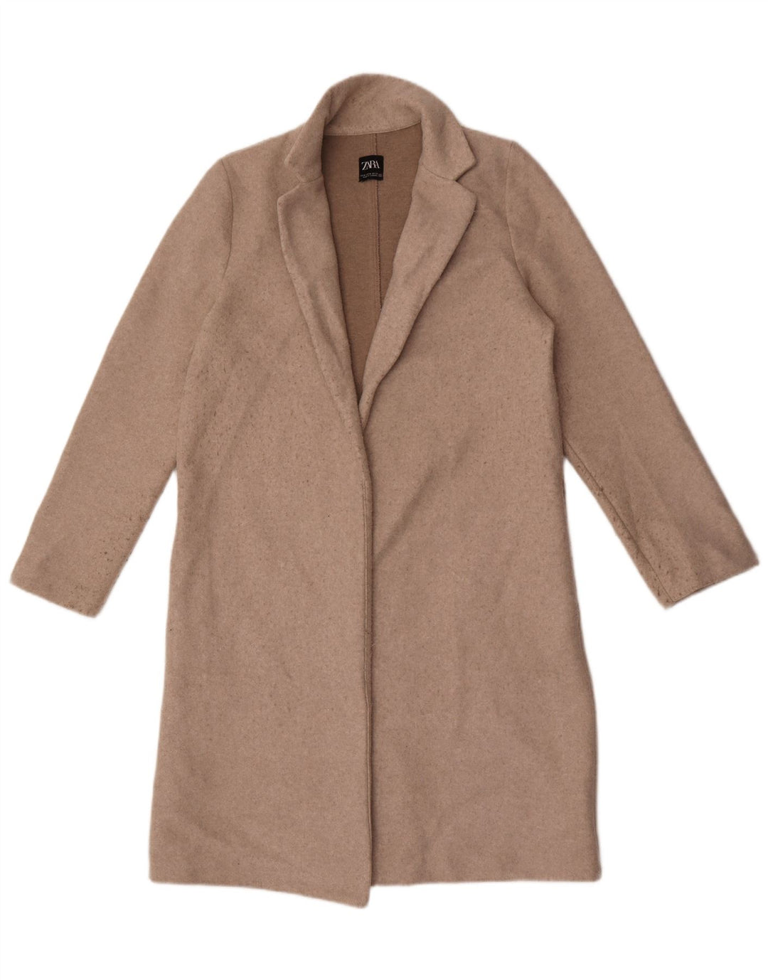 Zara Manteau ouvert pour femme UK 44 Polyester gris moyen