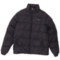 KAPPA Veste matelassée graphique pour homme UK 40 Large Bleu Marine Polyester