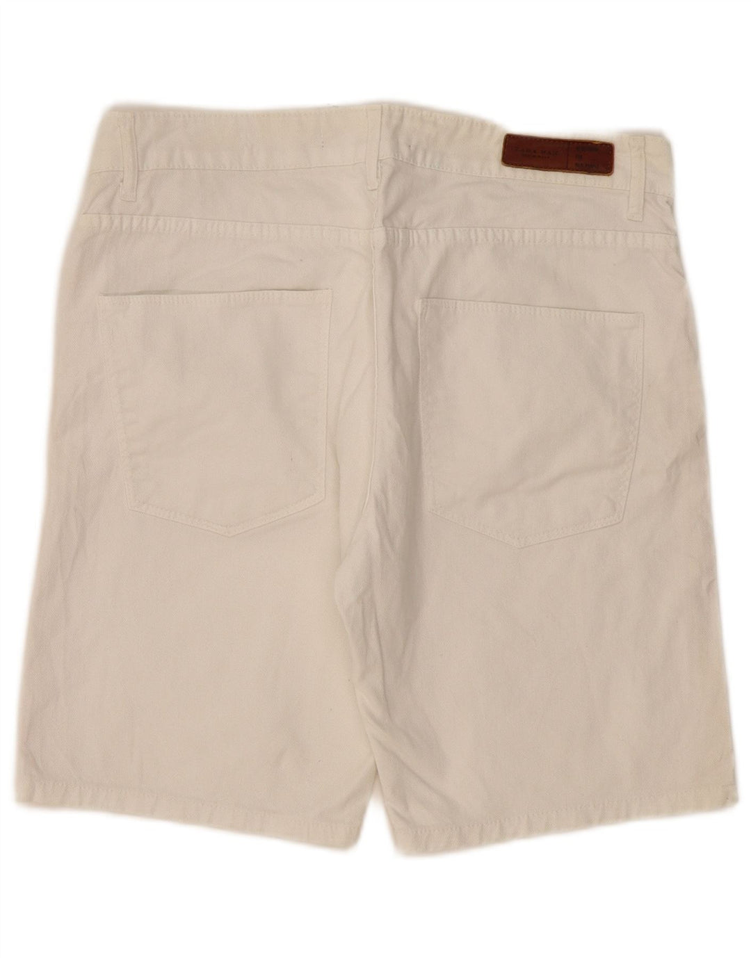 Zara Short en jean pour homme EU 44 Large W34 Blanc