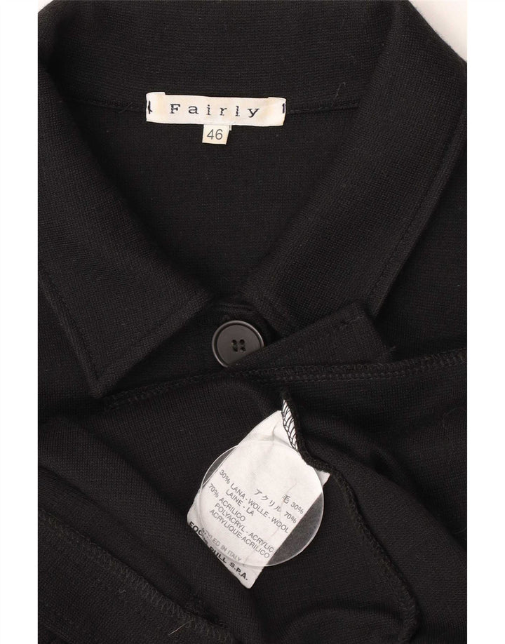 Pardessus Femme Fairly IT 46 Large Laine Noire