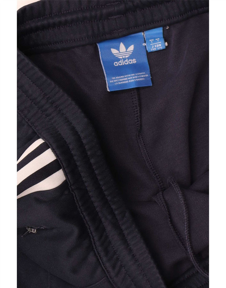 Adidas Pantalon de survêtement pour homme Large Bleu marine Polyester