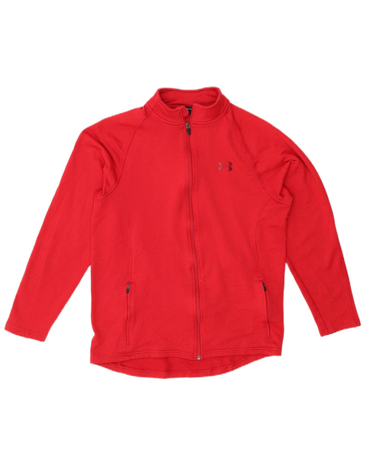 UNDER ARMOUR Veste de survêtement coupe ample pour femme UK 14 Rouge moyen