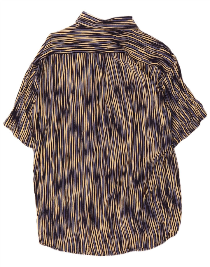 Tipo' S Chemise Manches Courtes Homme Grande Viscose Rayée Multicolore