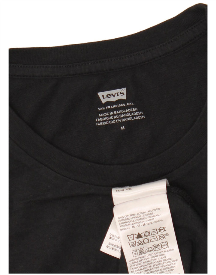 Levi's Tee-Shirt Graphic Homme Noir Moyen Coton