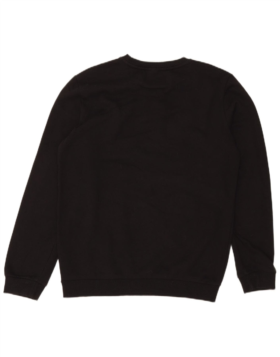 Puma Sweat-shirt graphique pour homme en coton noir Taille S