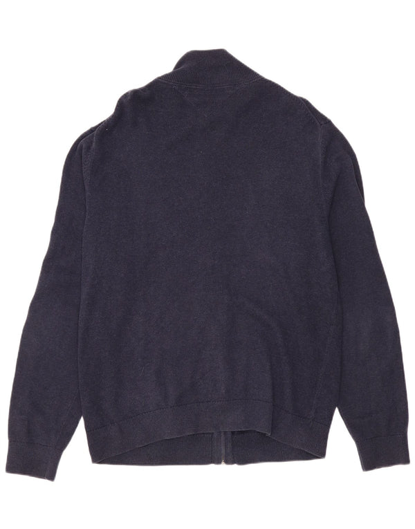 Tommy Hilfiger Cardigan pour homme en coton bleu marine 2XL