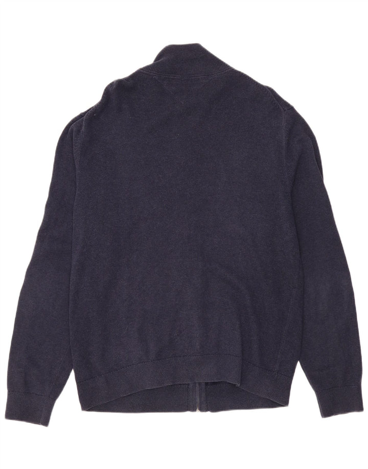 Tommy Hilfiger Cardigan pour homme en coton bleu marine 2XL