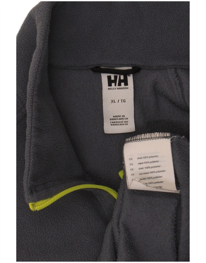 Helly Hansen Pull polaire à col zippé pour homme XL Bleu marine Polyester