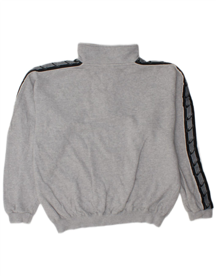 Asics Sweat-Shirt Loose Fit Graphic Homme Gris Moyen Colorblock