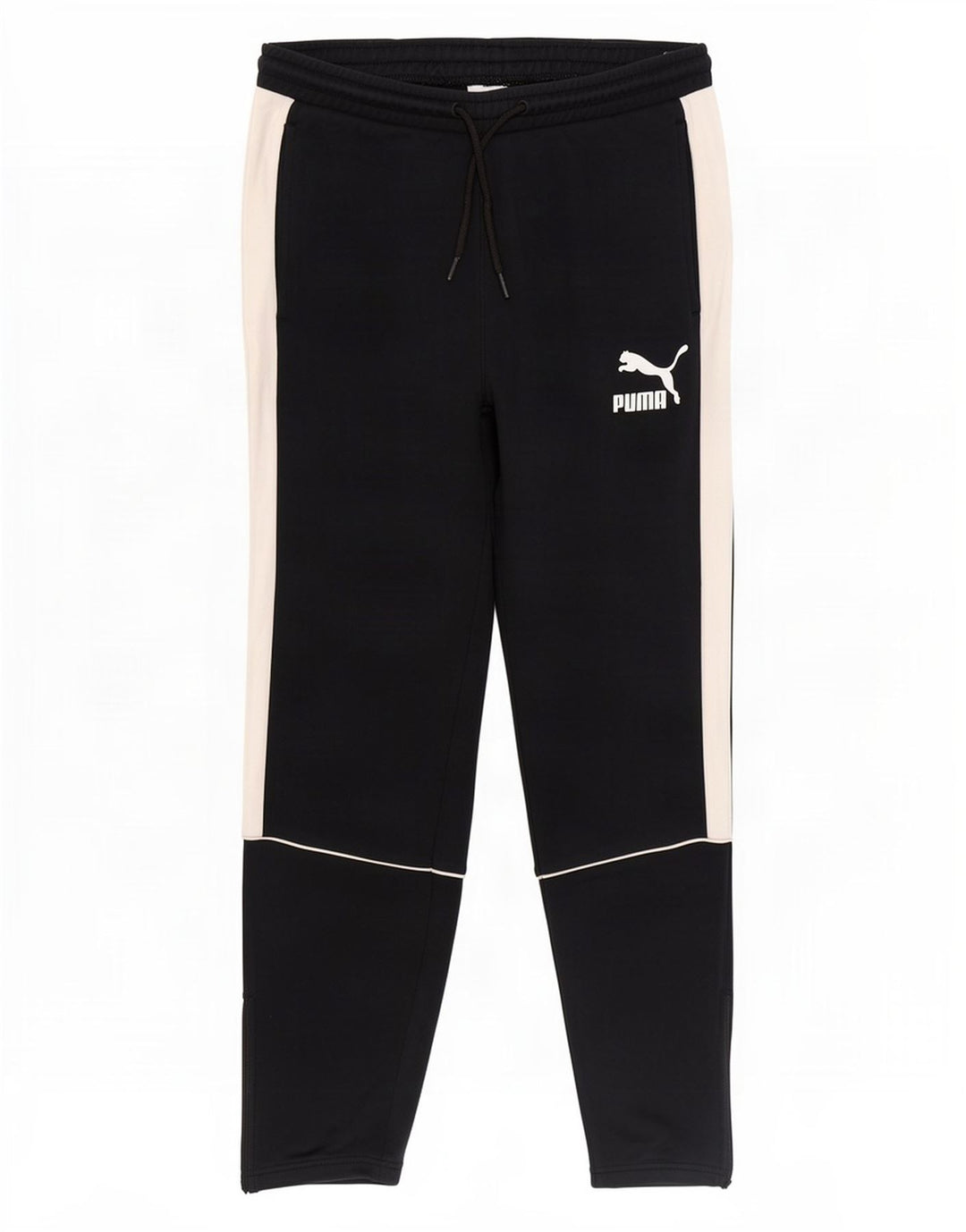 Puma Pantalon de Survêtement Homme Noir Moyen Colourblock Cotton