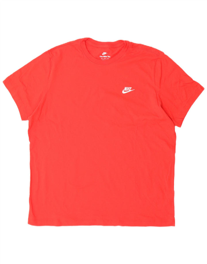 NIKE T-Shirt Homme Haut XL Rouge