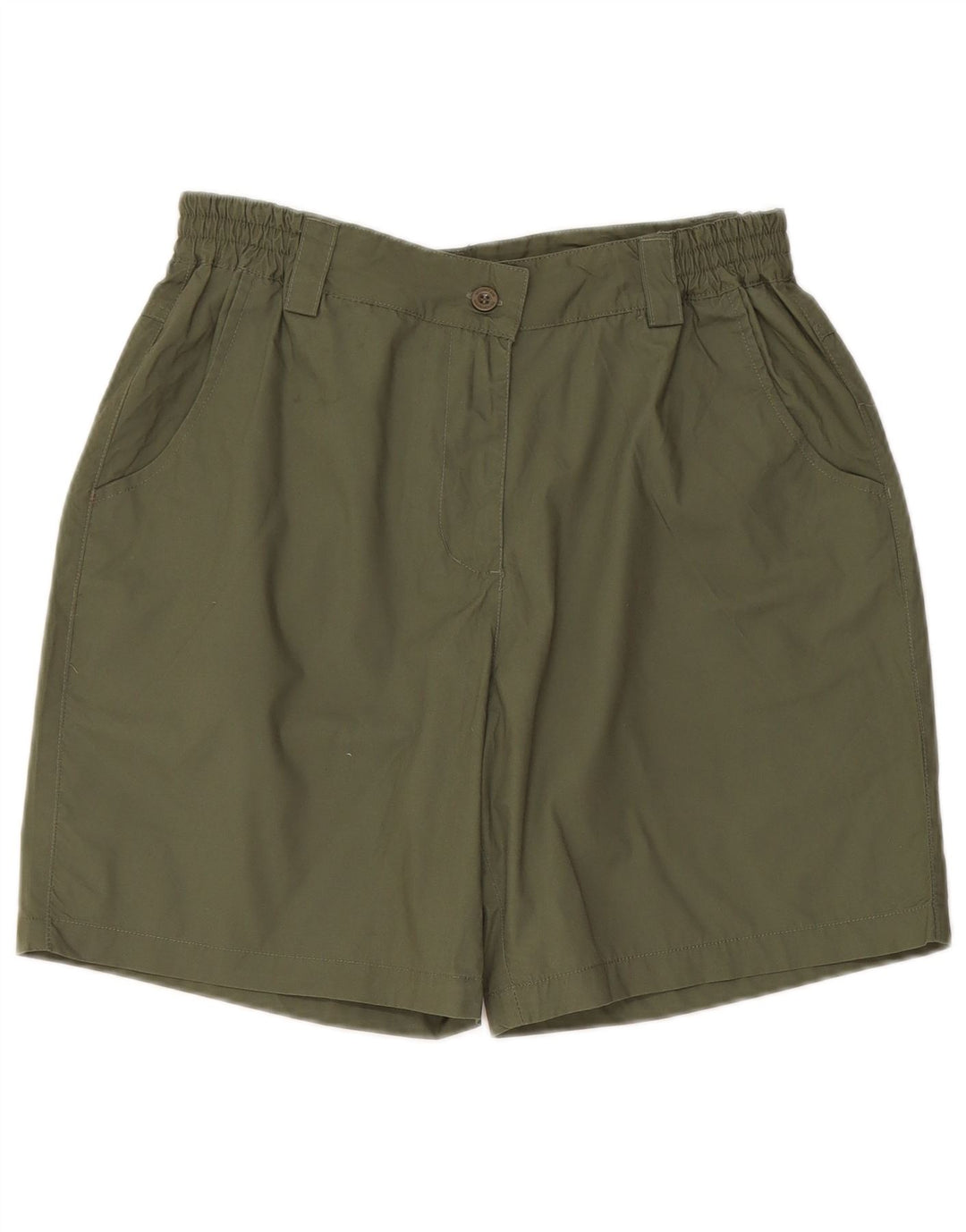 Mountain Warehouse Short chino pour femme UK 12 Medium W30 Kaki Polyester