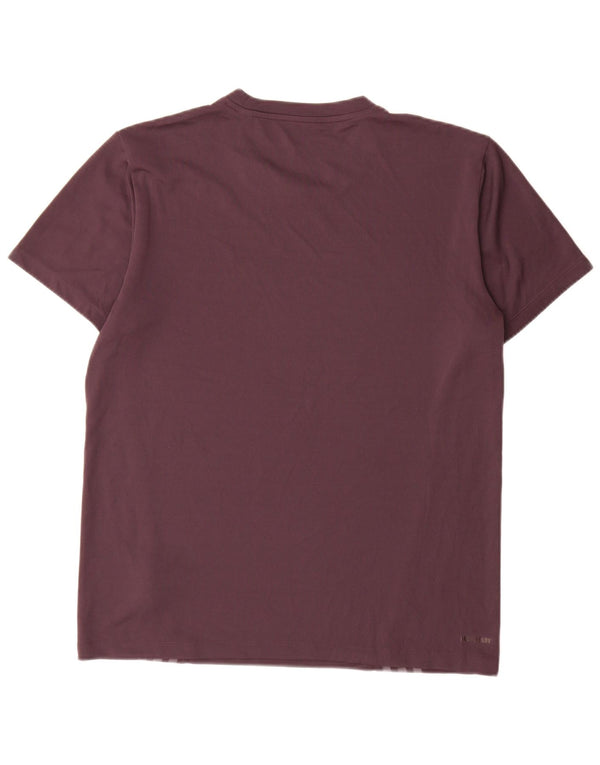 Adidas T-Shirt Homme Haut Large Violet Polyester