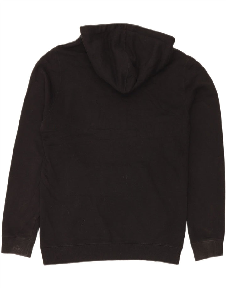 VINTAGE Pull à capuche graphique pour homme en coton noir moyen