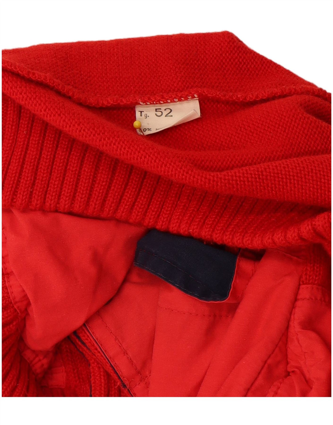 Good Luck Gilet Homme IT 52 XL Rouge Laine