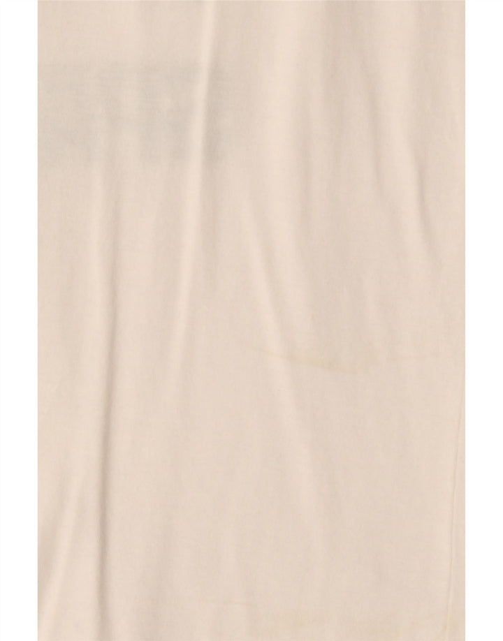 NIKE T-shirt graphique Michigan State pour femme UK 12 Medium Off White