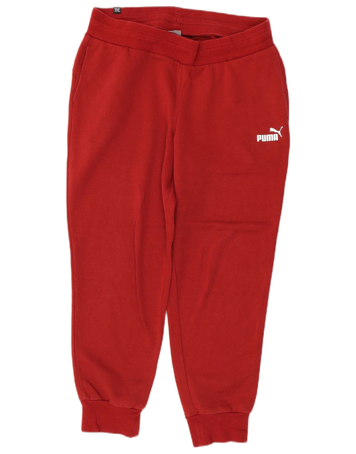 PUMA Pantalon de survêtement pour homme en coton rouge Taille L