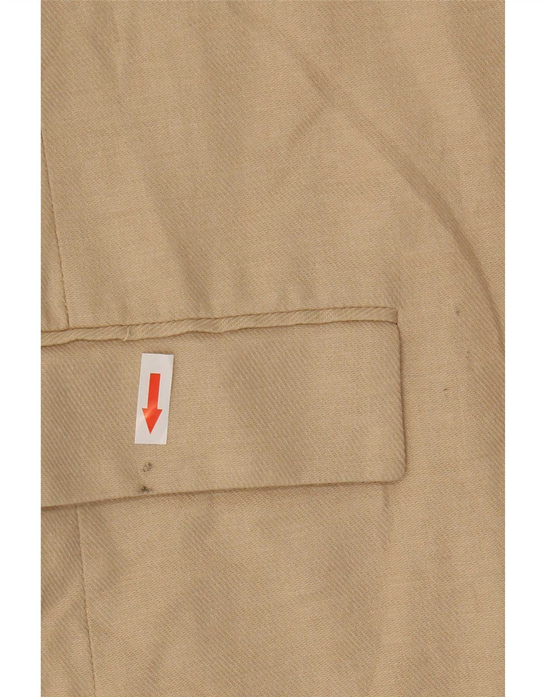Zara Veste blazer ouverte à manches 3/4 pour femme UK 12 Beige moyen