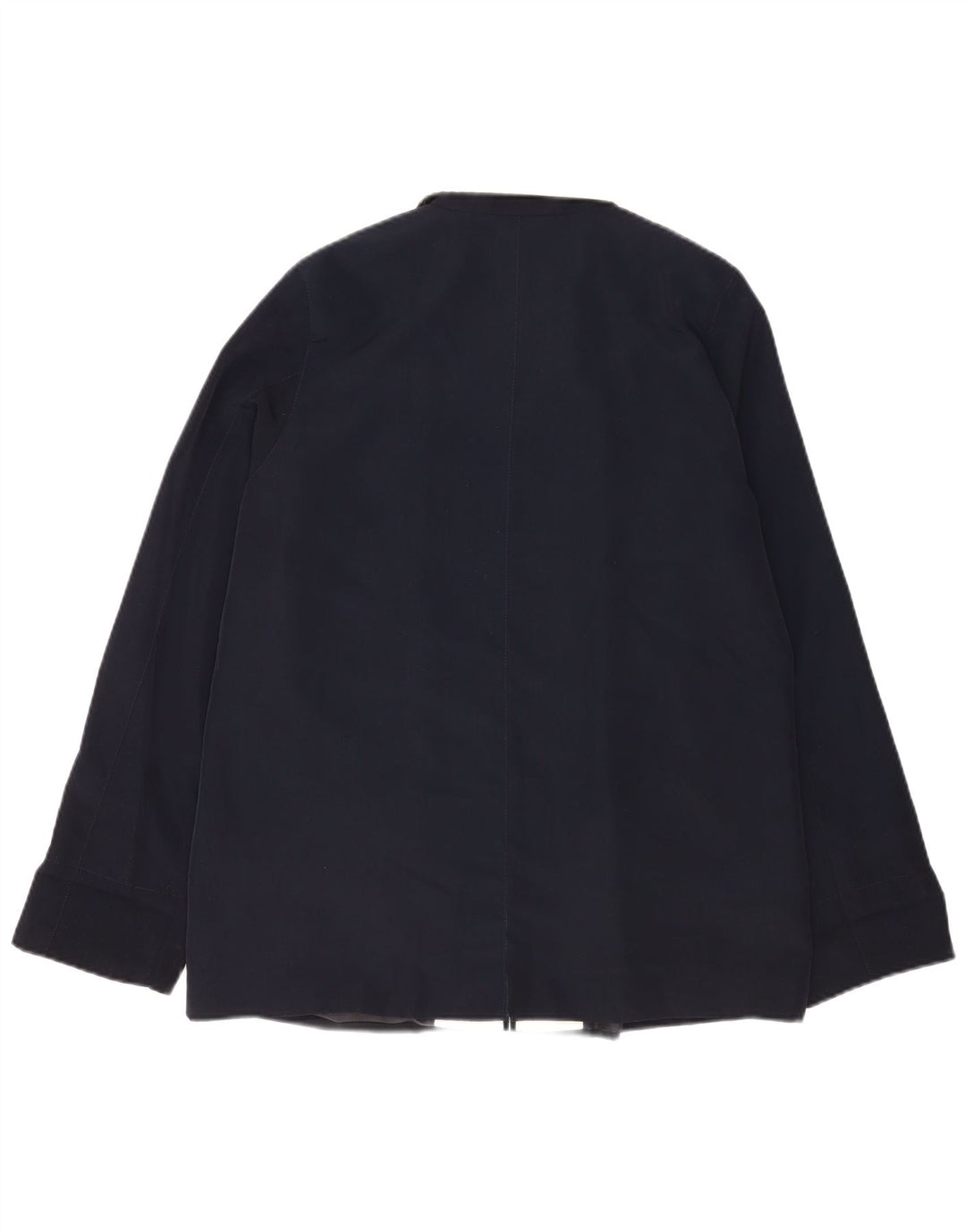 Marks & Spencer Veste Bomber Femme UK 16 Large Bleu Marine Polyester