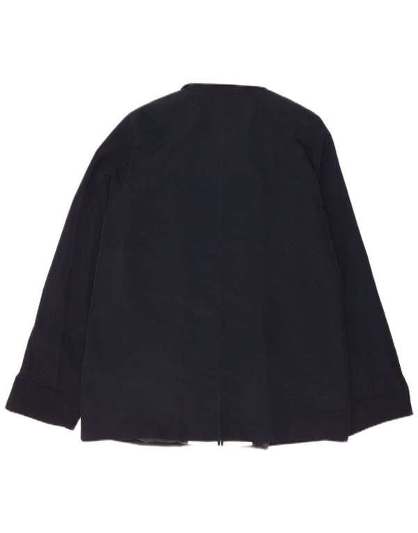 Marks & Spencer Veste Bomber Femme UK 16 Large Bleu Marine Polyester