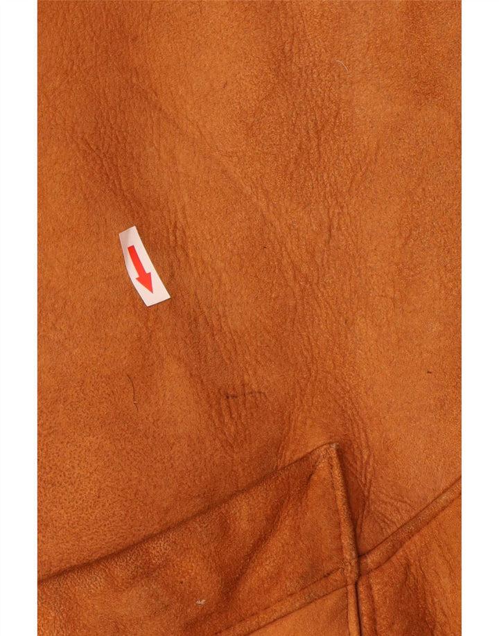 vintage Femmes Oversize Shearling Overcoat UK 16 Grand Beige