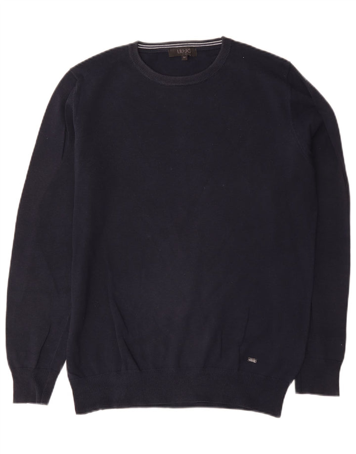 Liu Jo Pull Col Rond Homme Bleu Marine Moyen