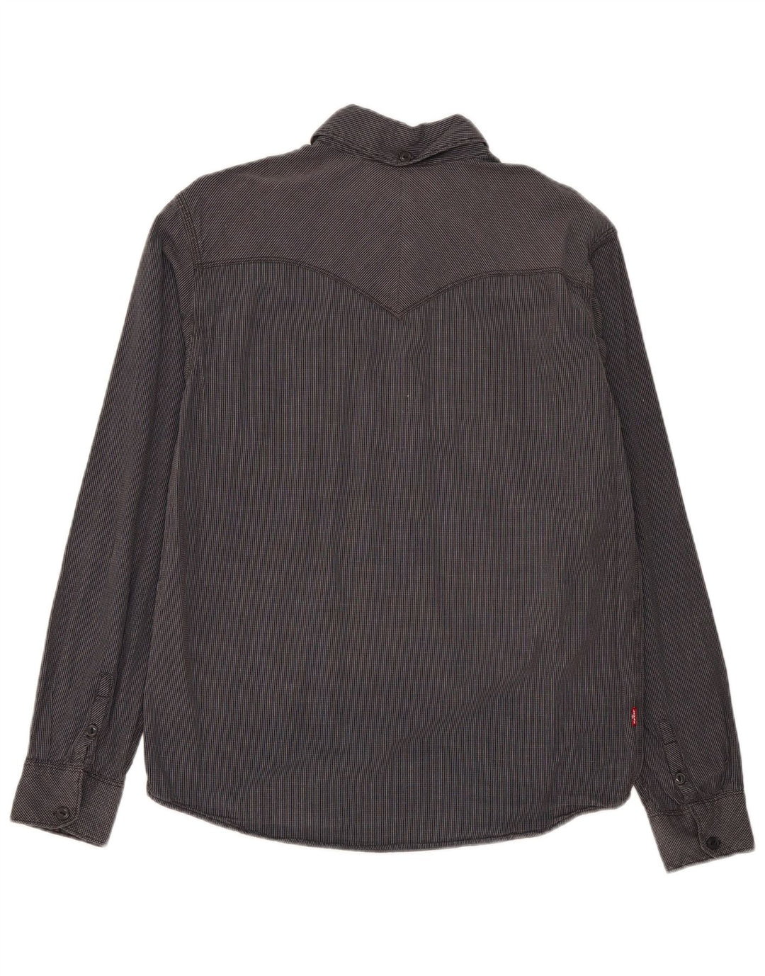 Levi's Chemise Coupe Standard Homme Gris Moyen Carreaux Coton