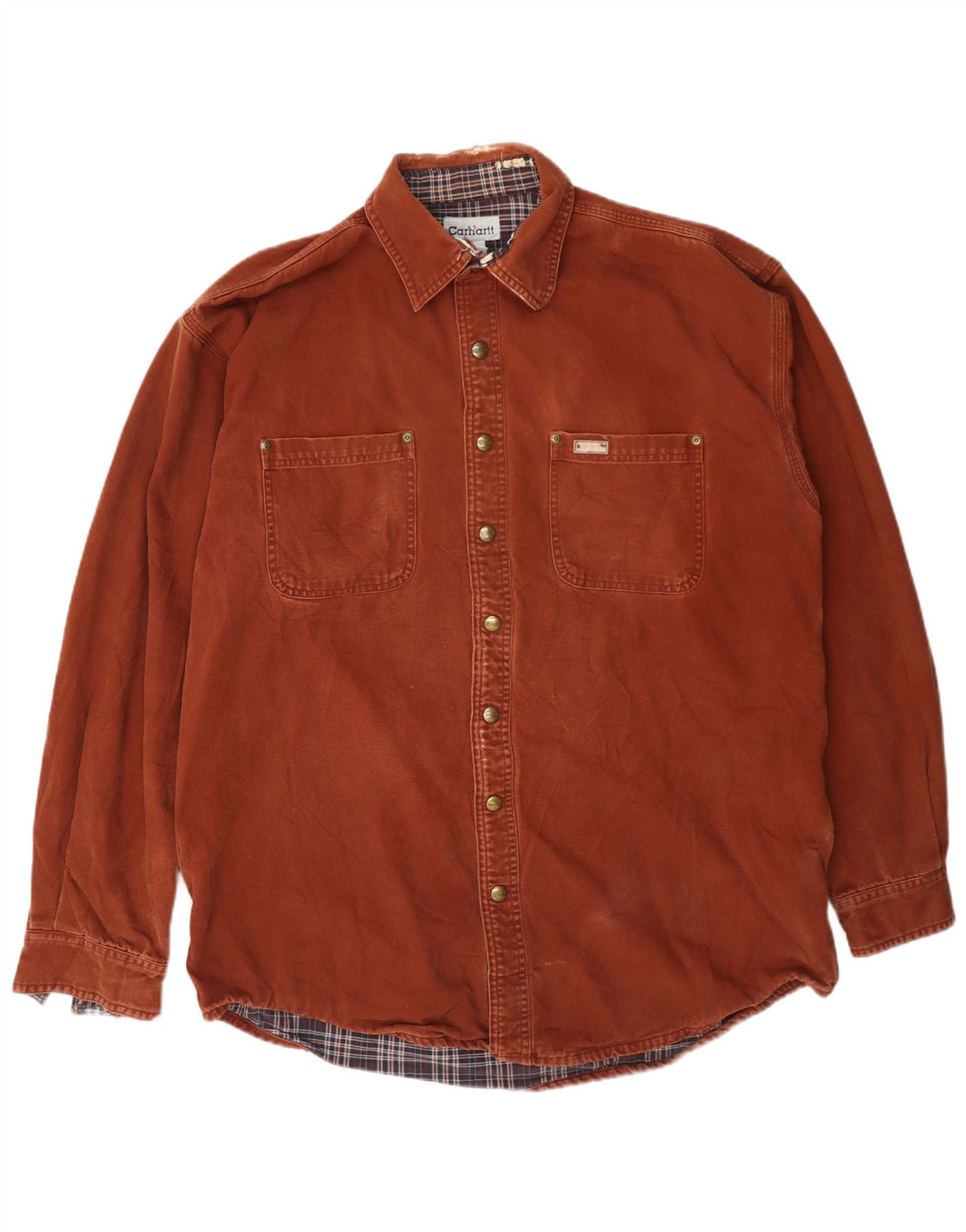 Carhartt Chemise Lumberjack Homme Grand Coton Marron