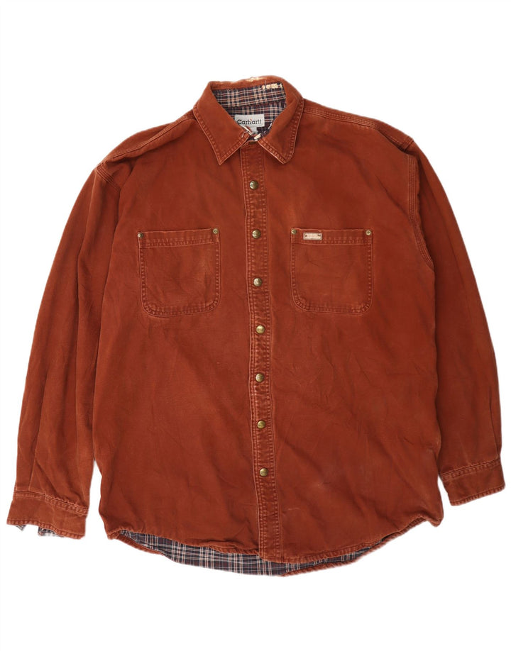 Carhartt Chemise Lumberjack Homme Grand Coton Marron