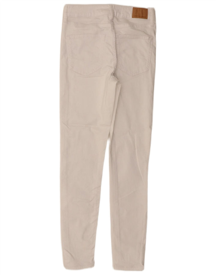 Superdry Jean Skinny W28 L30 Femme Blanc Coton