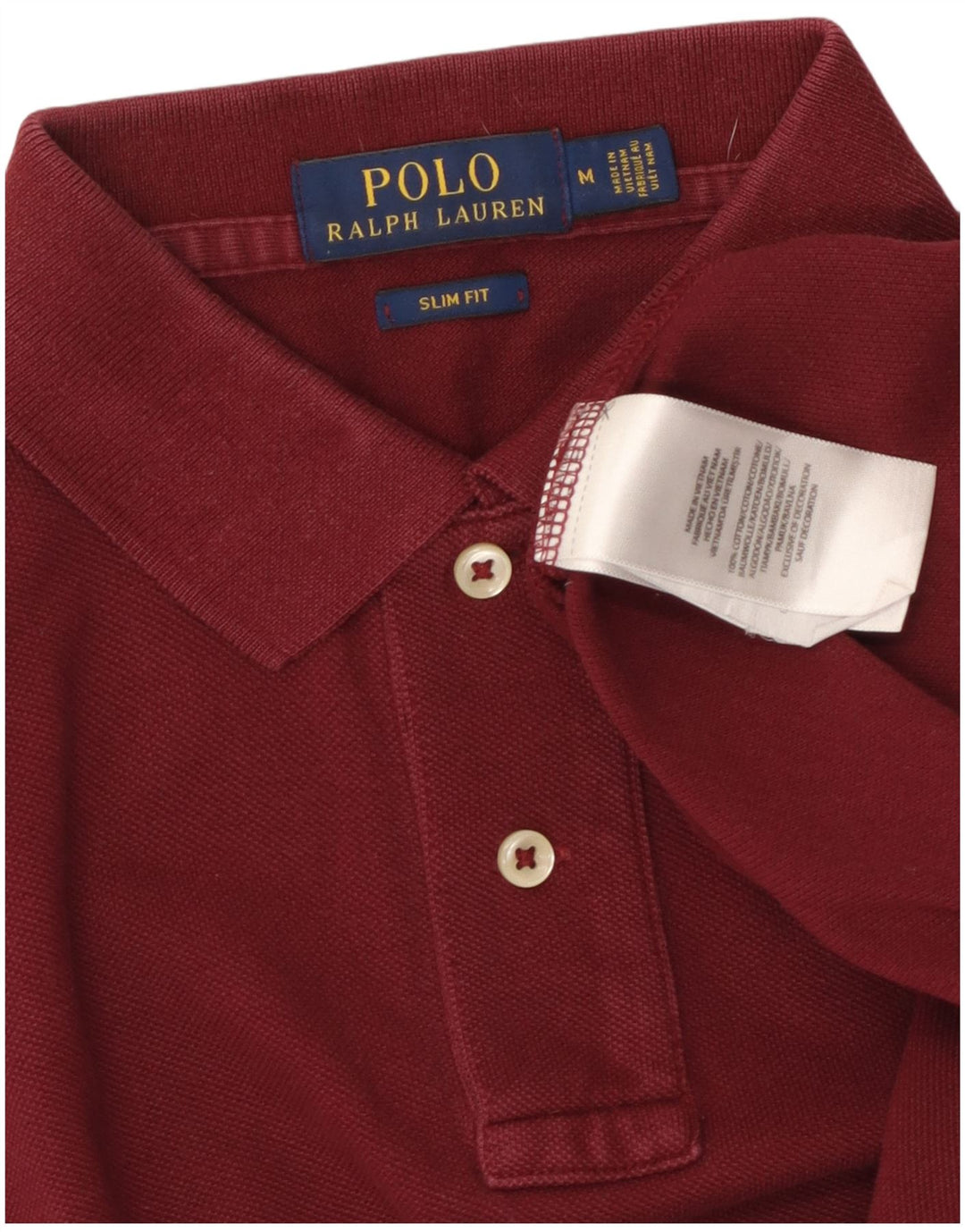 POLO RALPH LAUREN Polo Slim Fit Homme Coton Marron Moyen