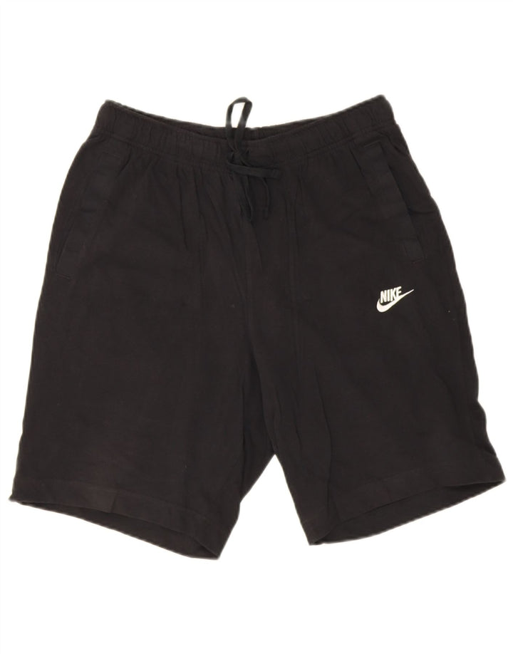 Nike Short de sport pour homme en coton noir moyen