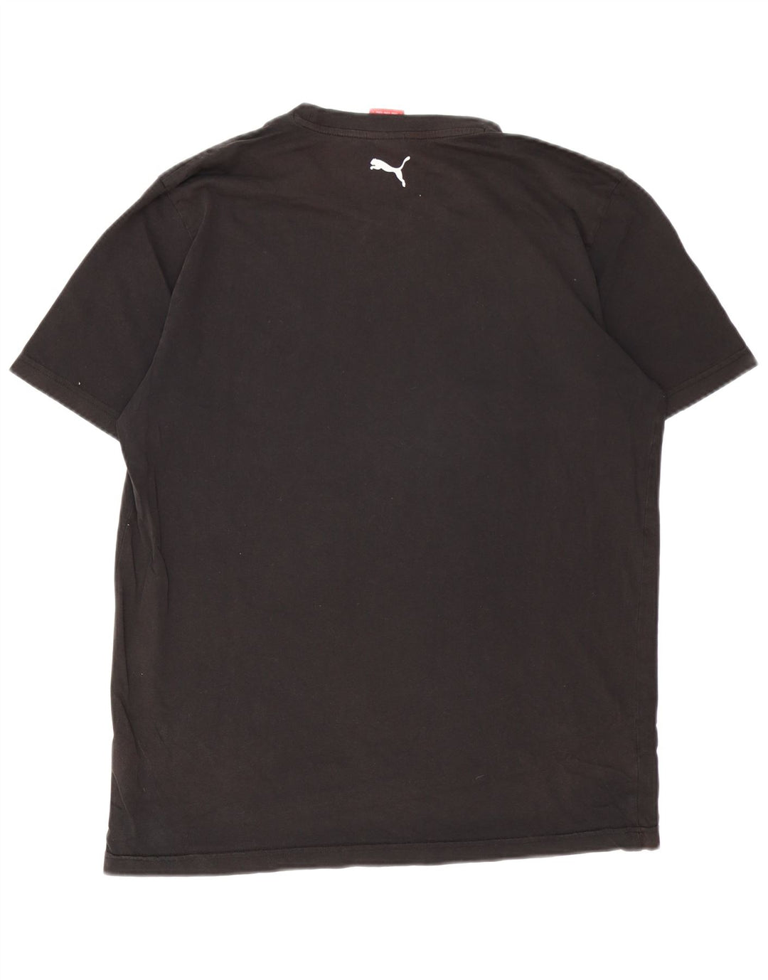 Puma T-shirt graphique pour hommes, grand, noir, coton