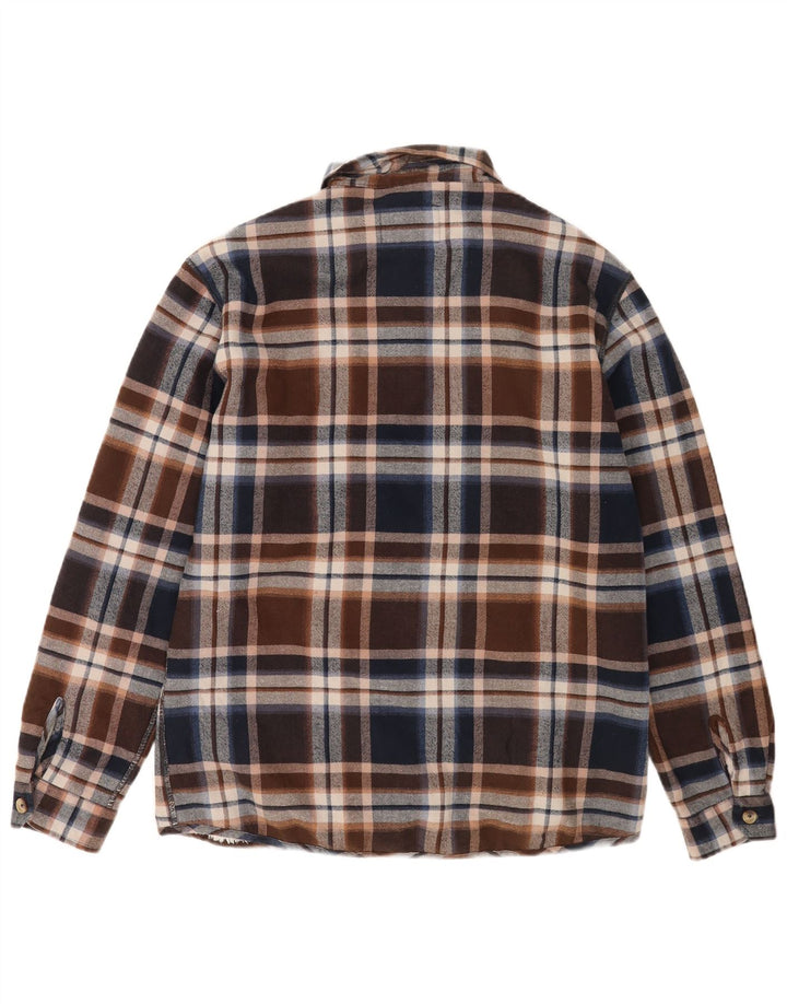 Carrera Chemise Lumberjack Flannel Homme Marron Moyen à Carreaux