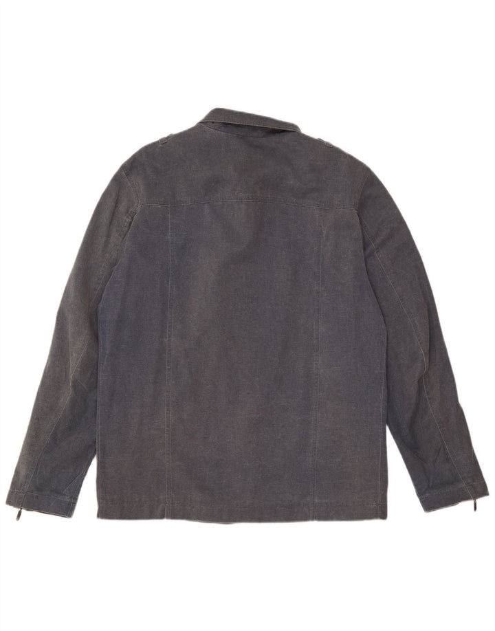 AUSTRALIAN L'ALPINA Veste Militaire Homme IT 50 Large Bleu Marine Coton