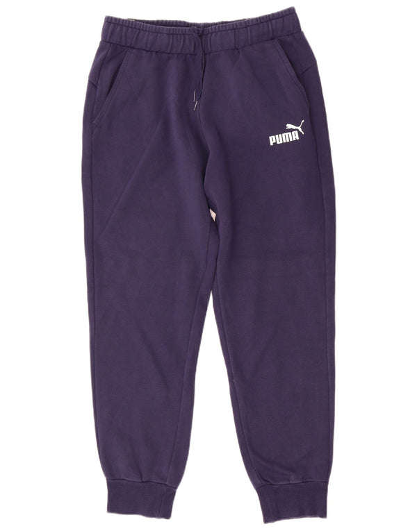Puma Pantalon de Survêtement Joggers Homme Bleu Marine Moyen Coton