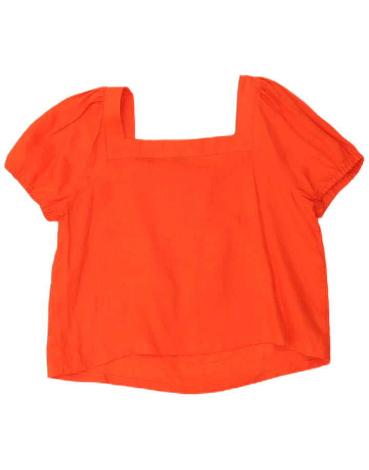 Haut Chemisier Boden Femme FR 20 2XL Lin Orange