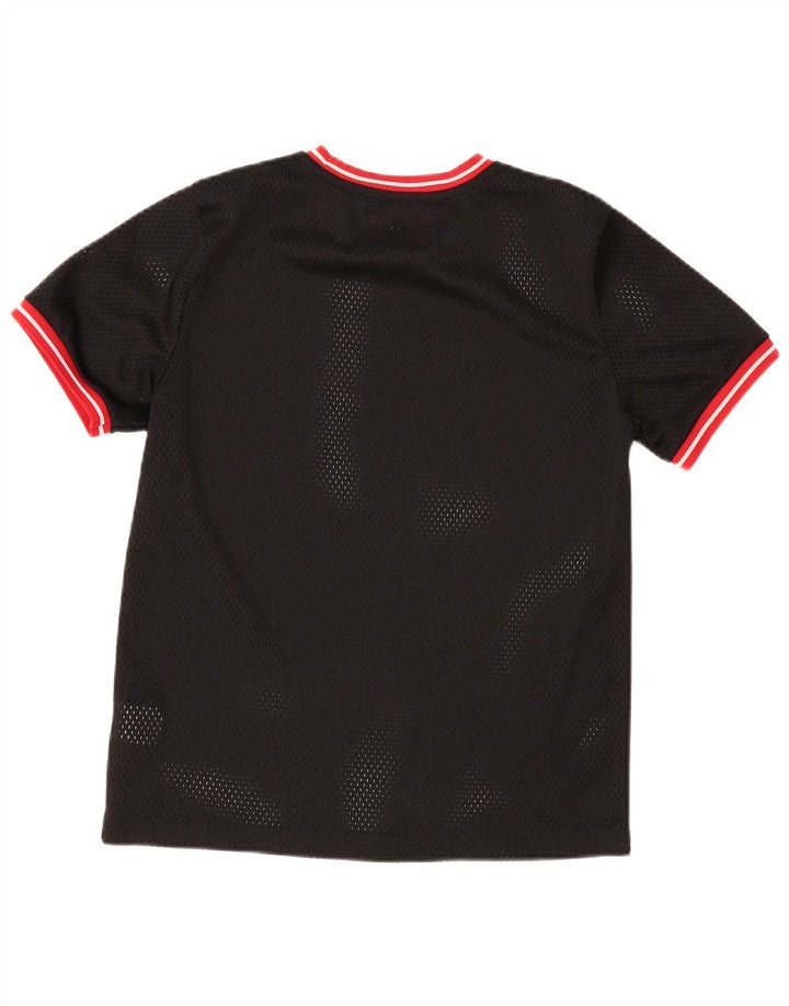 FILA Garçons Graphic T-Shirt Top 13-14 ans Noir Polyester
