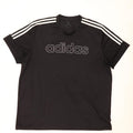 Adidas Hommes Climalite Graphic T-Shirt Top 2XL Noir Polyester