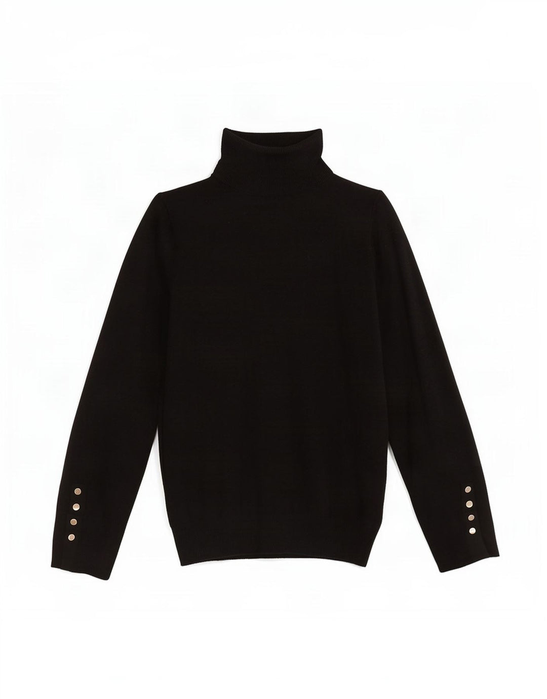 Zara Pull col roulé pour femme UK 10 Petit Noir