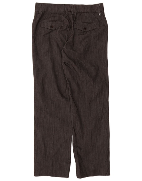 Lee Pantalon décontracté droit pour femme US 8 Medium W30 L29 Gris Coton