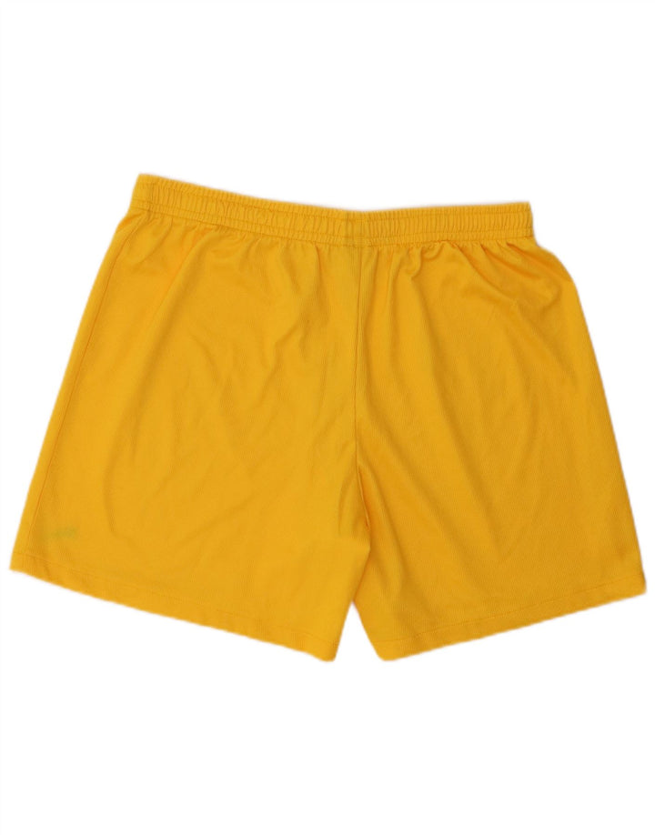 Puma Short de Sport Homme Large Jaune Polyester