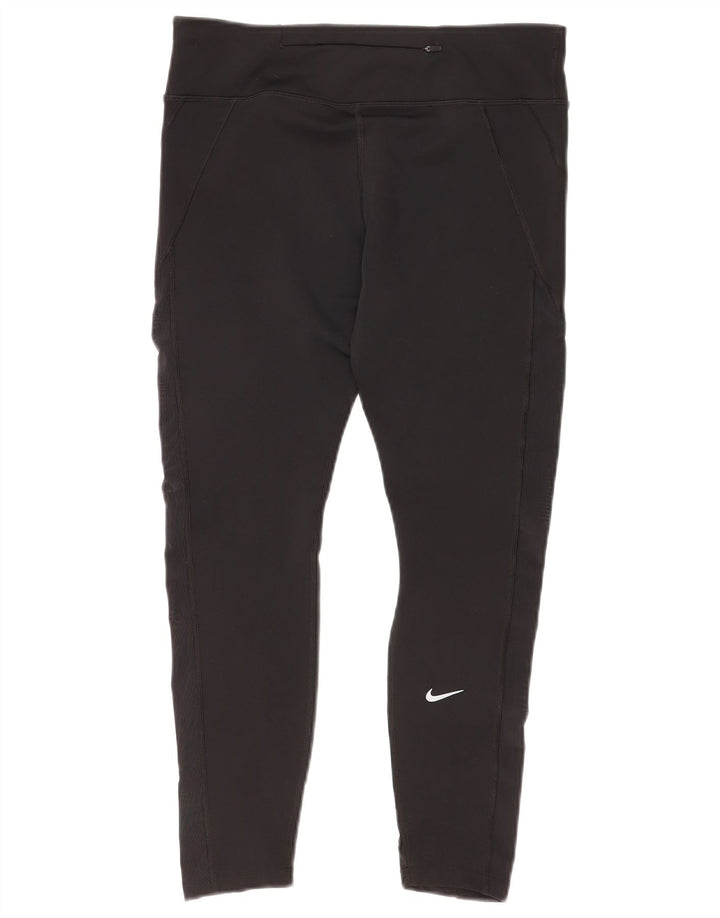 Nike Legging Dri Fit pour femme en polyester noir Taille L