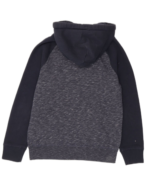 HOLLISTER Pull à capuche graphique pour homme XS en coton color block bleu marine
