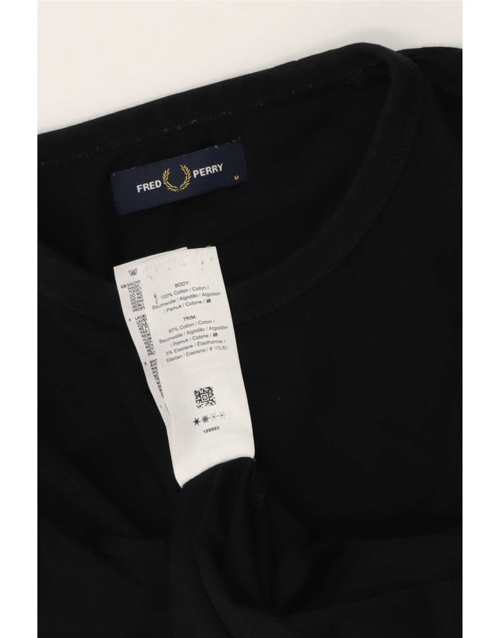 Fred Perry T-Shirt Homme Noir Moyen Coton