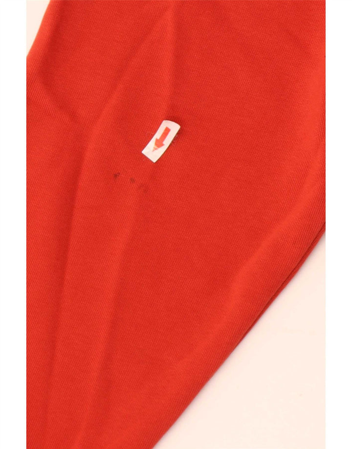 Zara Pull à capuche zippé pour homme Petit coton rouge