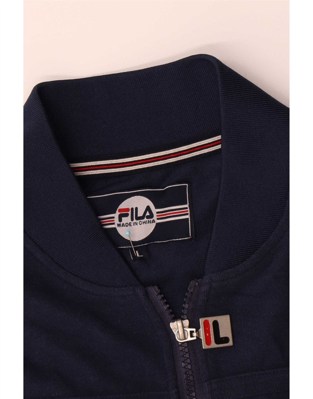 Fila Homme Survêtement Top Veste Large Bleu Marine Coton